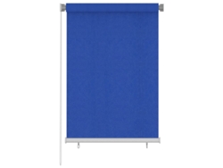 Persiana enrollable VIDAXL Azul Polietileno (100 x 140 cm)