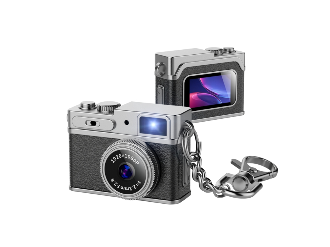 Minicámara digital Czhhmart 1080p Full HD, sin tarjeta de memoria (negra)