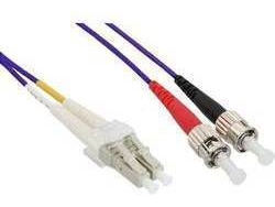 Cable de Fibra Óptica INLINE (1 m - Morado)
