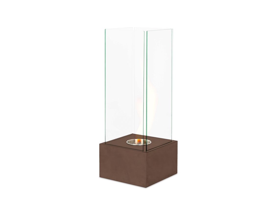 Levels - Chimeneas de bioetanol en acero cromado STONES
