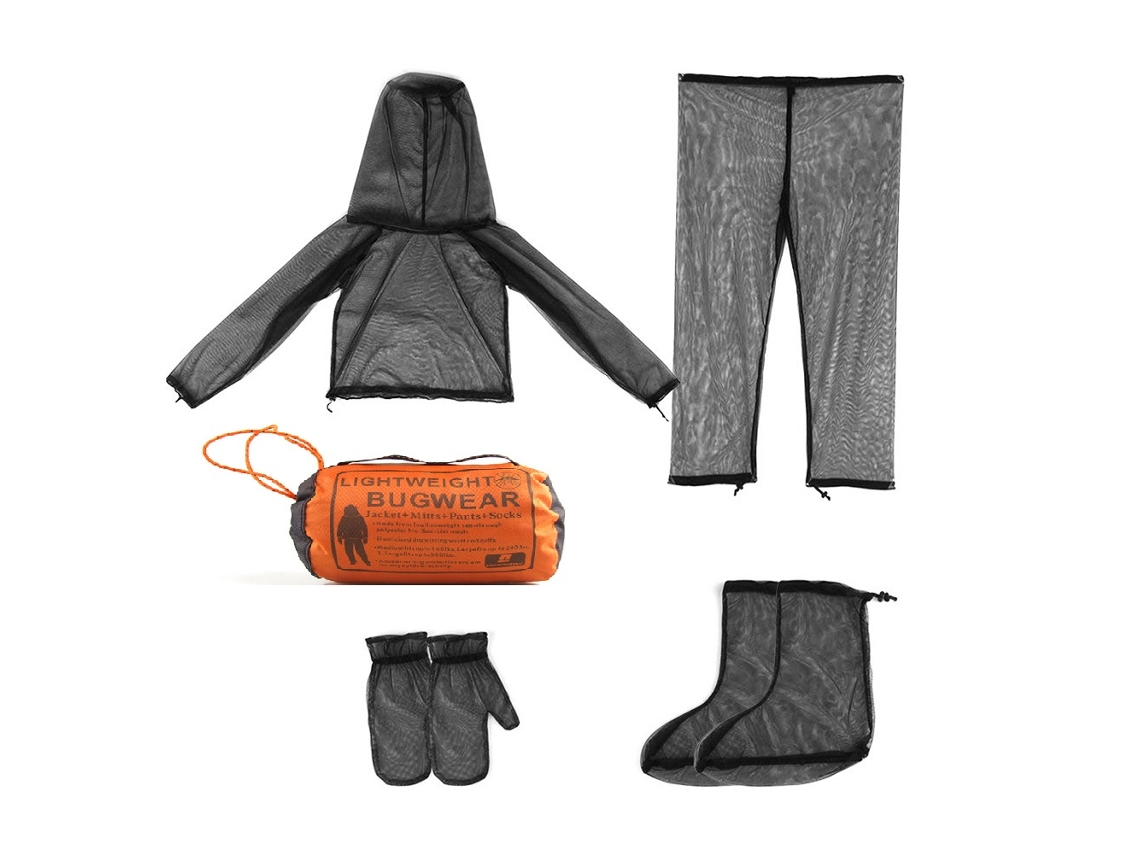 Traje repelente de mosquitos (malla unisex ultrafina)