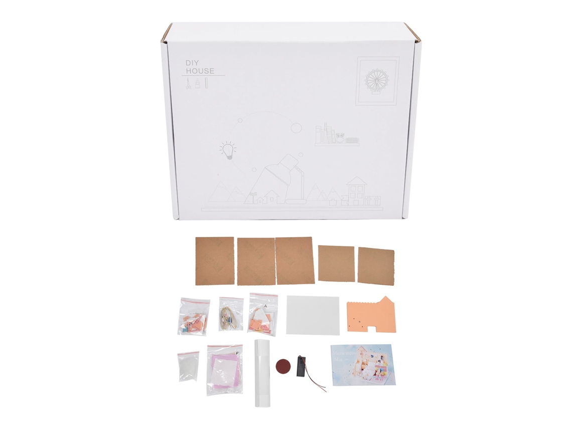 Kit De Casa De Muñecas De Madera Con Muebles En Miniatura Para Armar - Regalo Para Niños Mayores De 14 Años