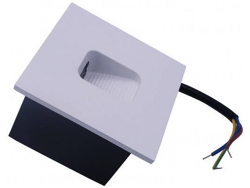 Baliza Exterior LEDKIA (Blanco - Aluminio - 10x10x5 cm)