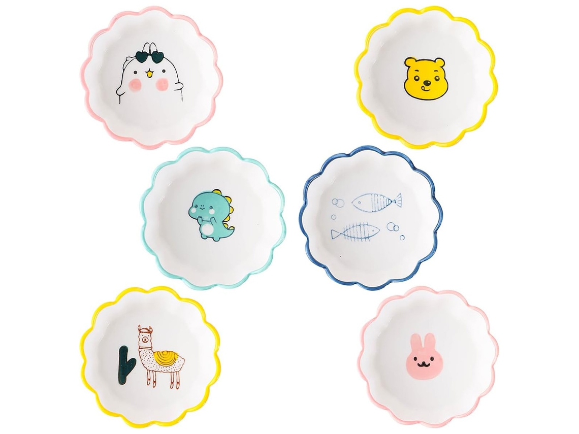 Cuencos Con Forma De Animal, Duraderos Para Uso Diario, Esmaltados De Cerámica De Alta Calidad, Fáciles De Limpiar, Aptos Para Horno, Elegantes Para D