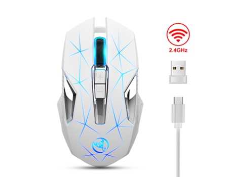 Ratón Gaming TRUMSEN T300W (2400dpi - Blanco)