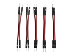 Cable Para Motor Rc De 5 Piezas Con Conector Macho Doble, 2 Pines, 2,54 Mm, Para Motores De Escobillas 030, 050 Y 180, Esc Axial Scx24