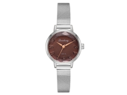 Reloj De Pulsera De Cuarzo Sencillo Y Moderno Para Mujer (marrón)