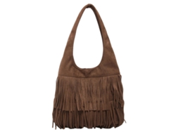 Bolso de viaje Hengrongshen para mujer, elegante, con borlas y asa informal debajo del brazo.