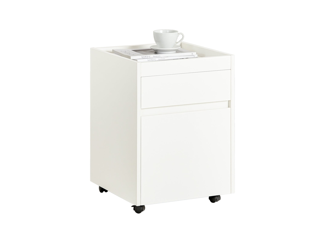 Armario Archivador Oficina Casa SOBUY Blanco (54x40x40cm)