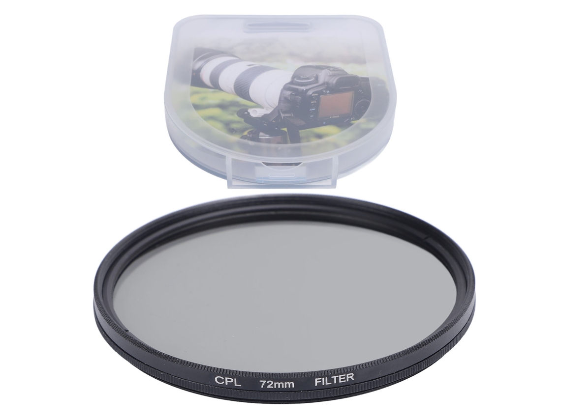Filtro polarizador circular (CPL) para lentes polarizadoras de vidrio óptico para cámaras y lentes ND
