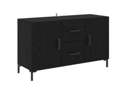 Maison Exclusive - Vitrina Roble Negro 100 X 36 X 60 Cm Madera Contrachapada