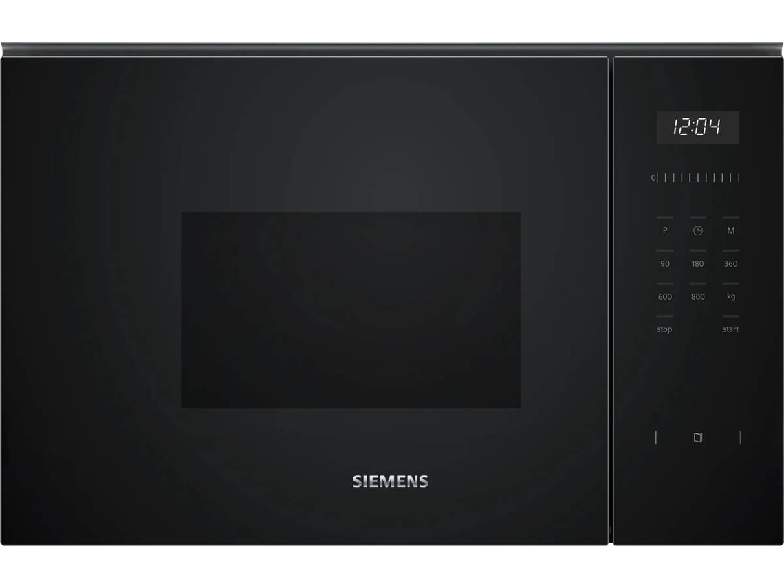 Micro-ondas Integrable SIEMENS BF525LMB1 (20 L - Sin Grill - Negro)