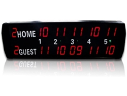 Panel De Control Digital Led Para Interiores Para Mesa De Tenis Multideporte Con Control Remoto Y Temporizador.