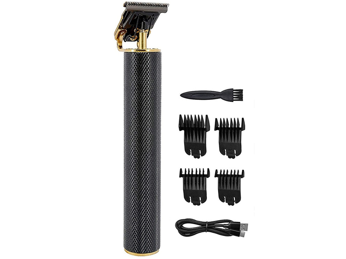 Aparador De Cabelo Para Homens Máquina De Cortar Cabelo Profissional Para Homens Aparadores Sem Fio 0Mm Lâmina T Careca