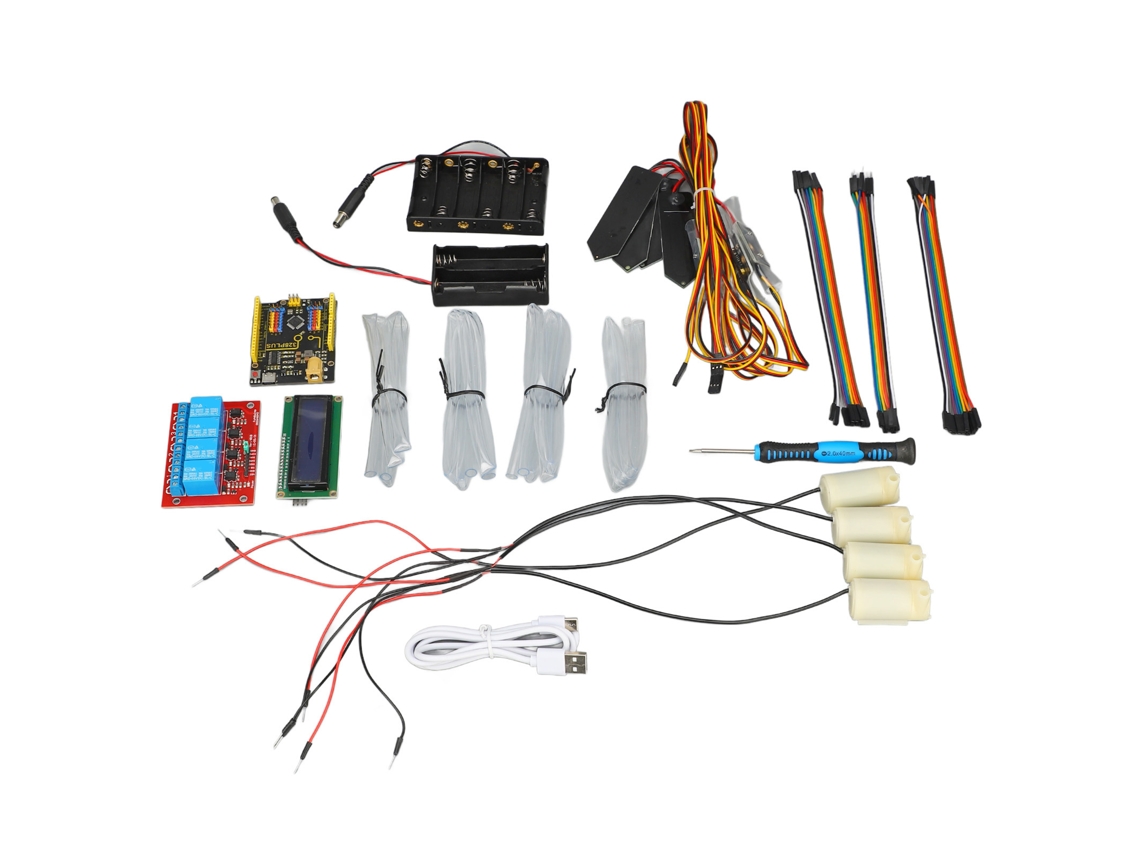 Kit De Riego Automático Diy Para Jardín Plantas Sistema De Riego Automático 5v Programable Con Mixly