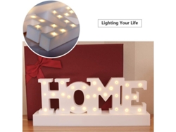 Letrero Led Decorativo Para El Hogar, Ideal Para Dormitorio, Habitación Infantil O Como Lámpara De Mesa (1 Unidad).