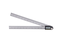 Transportador Digital Portátil De 0-300 Mm Con Regla De Medición De Ángulos Para Carpintería, Acero Inoxidable Y Pantalla Lcd.