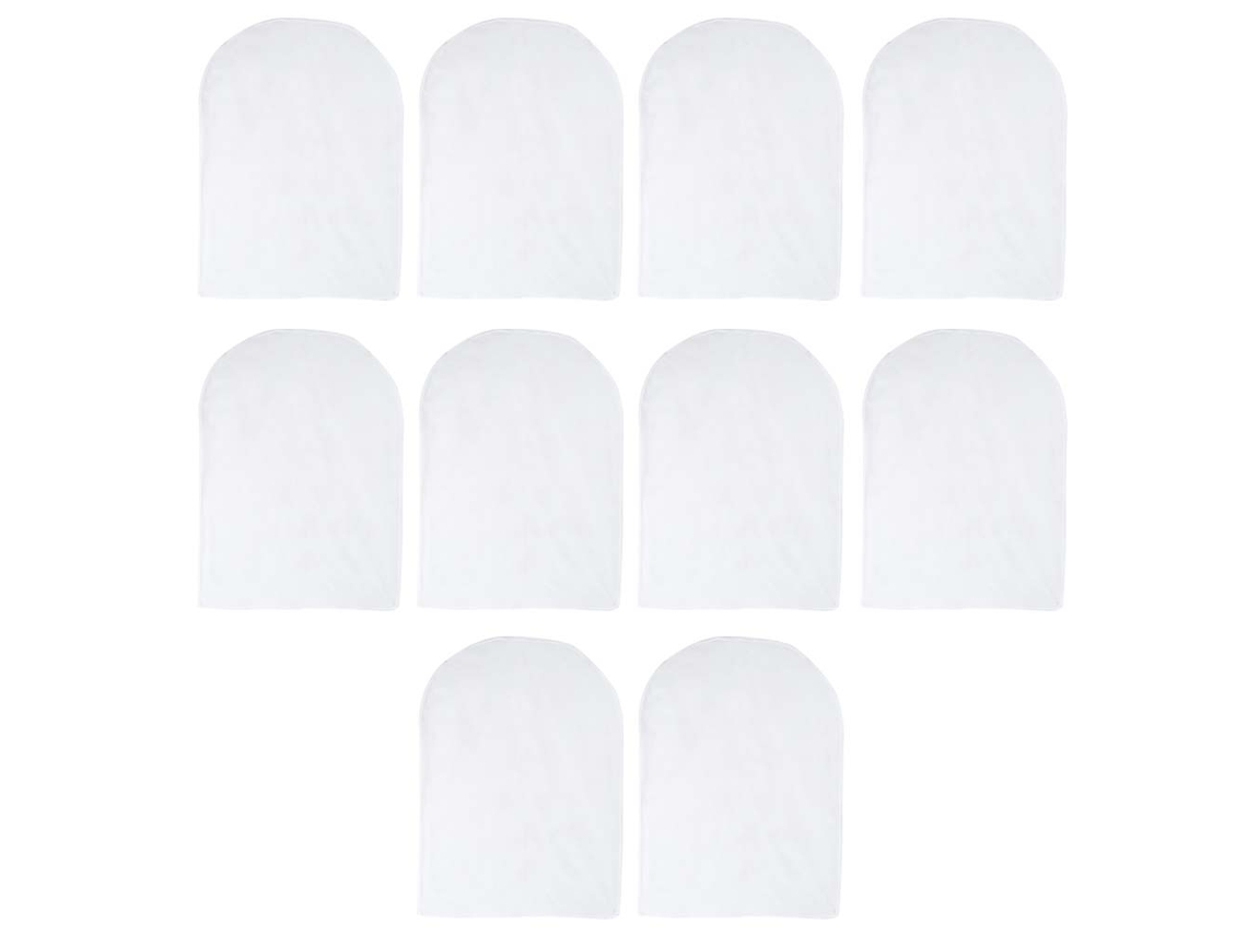 10 Fundas Transparentes Antipolvo Para Colgar Ropa, Tamaño Mediano-largo, 60x100cm