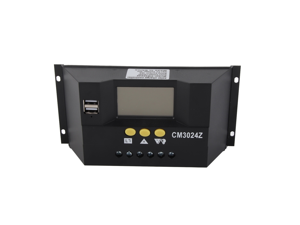 Controlador Solar Pwm Automático De 12v 24v 30a, Regulador De Carga Fotovoltaica Para El Hogar Y La Oficina.