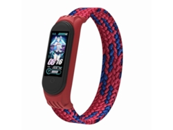 Correa de TPU con trenzado sencillo para Xiaomi Mi Band 5 / 4 / 3 / Huami, tamaño: L (verde oscuro)