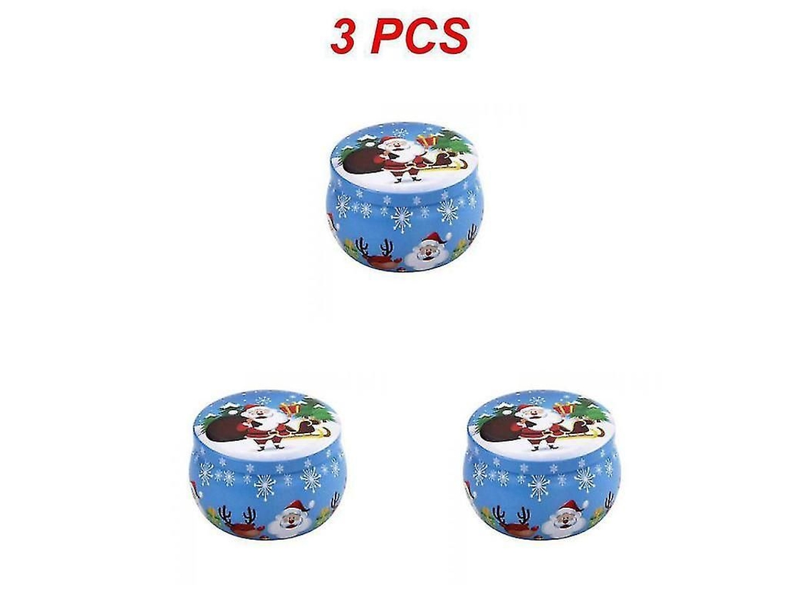 Latas Metálicas Navideñas Para Guardar Café, Té, Azúcar, Dulces Y Joyas, 125 G (4.4 Oz)