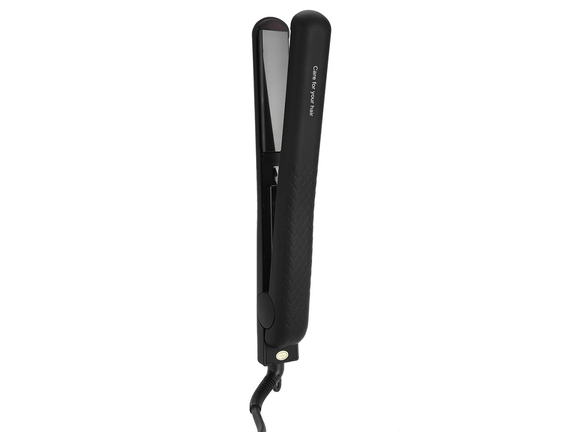Plancha De Pelo Profesional Cerámica Para Alisar Y Rizar Herramienta De Peluquería 240v Negro