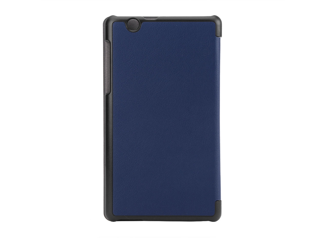 Funda protectora de piel sintética para Huawei Mediapad T3 7.0 3g (azul oscuro, dorado claro)