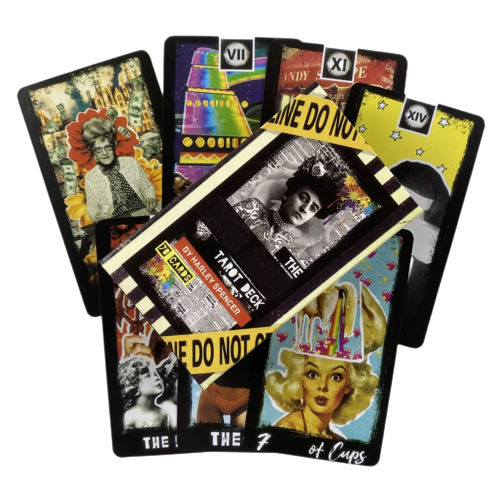''tarô Do Vilão'' - 78 Cartas Em Inglês, Ideal Para Encontros E Entretenimento Com Familiares E Amigos.