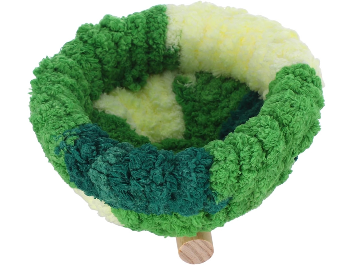 Percha Para Pájaros Con Acogedor Soporte Para Nido Para Loros, Cacatúas Y