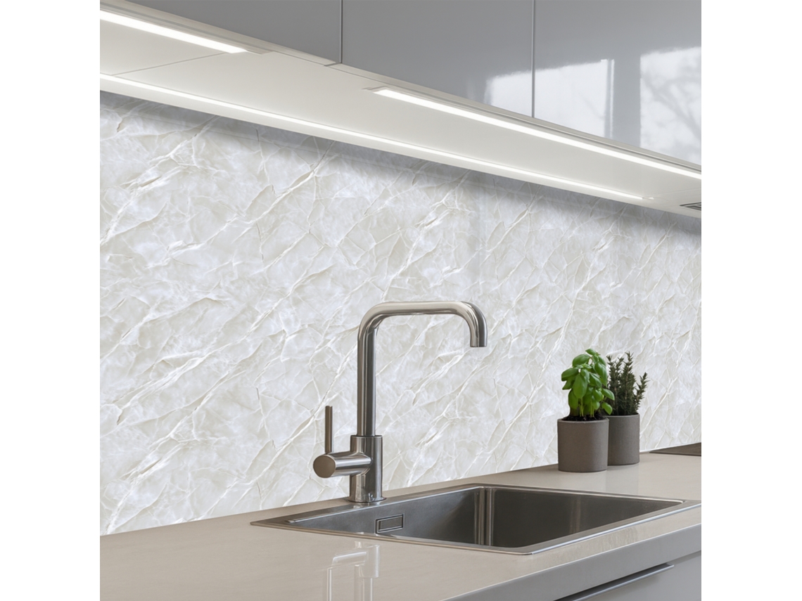 Salpicaderos De Cocina Superficie - Textura - Gris 200x80 Cm