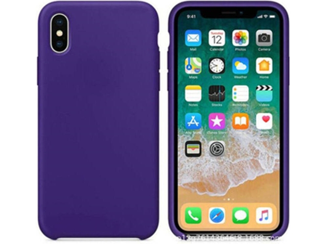 Funda iPhone 6, 6s WJS Silicona Violeta