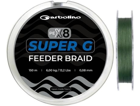 Línea de Pesca Trenzadas GARBOLINO Super G Feeder (0.120 mm - 0,10 mm)