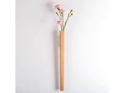 Adorno Pared Vaso De Madera - Plantas Hidropónicas Entrada, Estilo Japonés, Octogonal Haya (sin Flores)