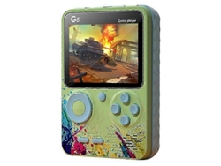 Consola de videojuegos portátil retro G5 con pantalla de 3 pulgadas, mando de bolsillo y 500 juegos integrados. Hengjian