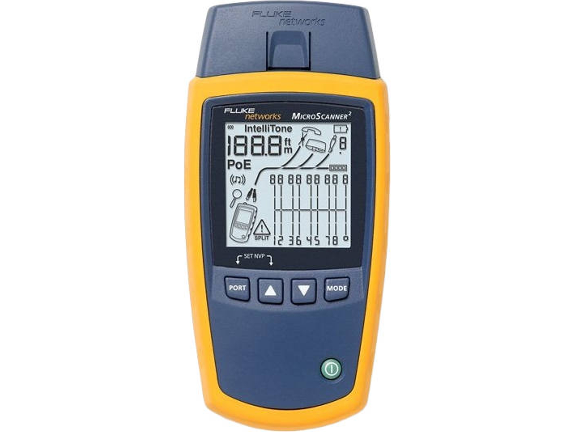 Testador de Cable de Red FLUKE Microscanner²