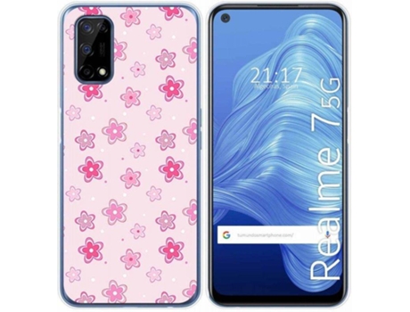 Carcasa Realme 7 5G TUMUNDOSMARTPHONE Flores Multicolor