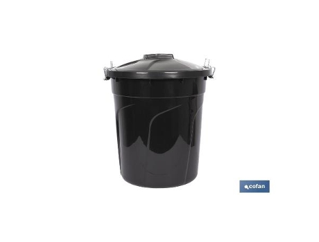 Cubo basura asas metal 50l