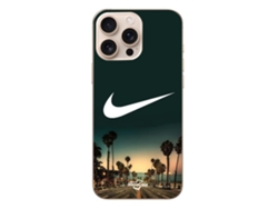 Funda Nike Logo Fundo Califórnia Palmeiras para iPhone 16 Pro Max MANIACASE Negro