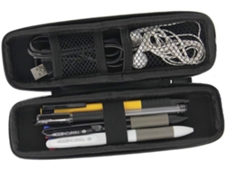 Estuche Negro Multifuncional Cremallera Para Escolar