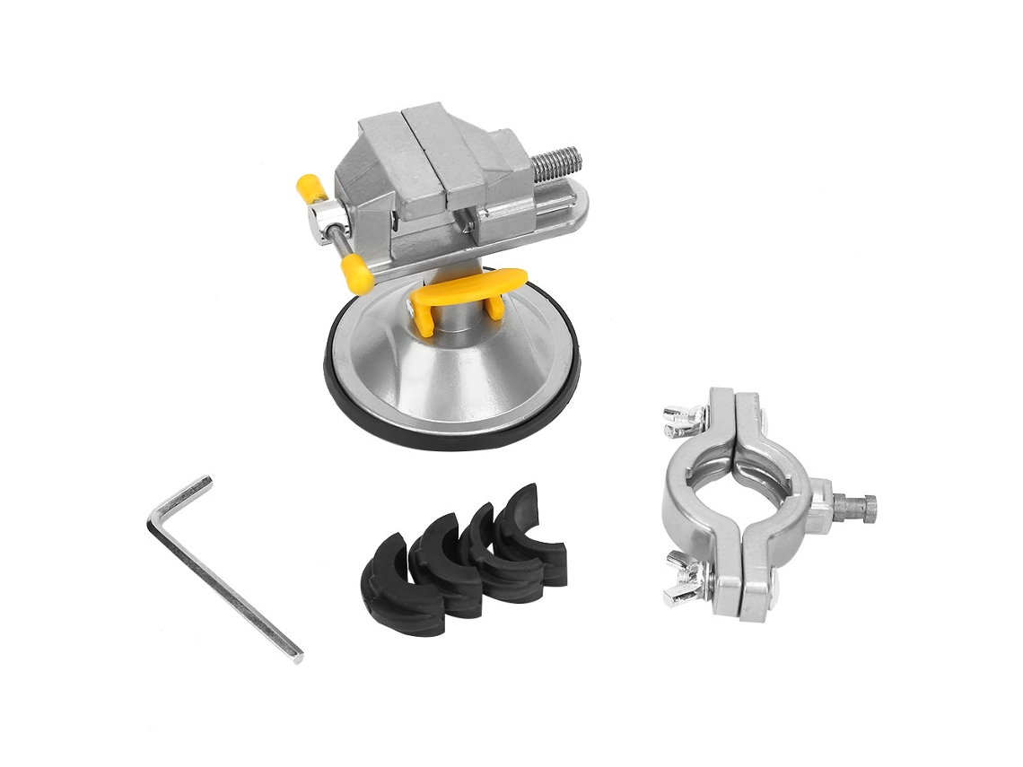 Herramienta De Sobremesa Para Reparación De Tornillos Con Mordaza Y Ventosa, Rotación De 360 Grados.