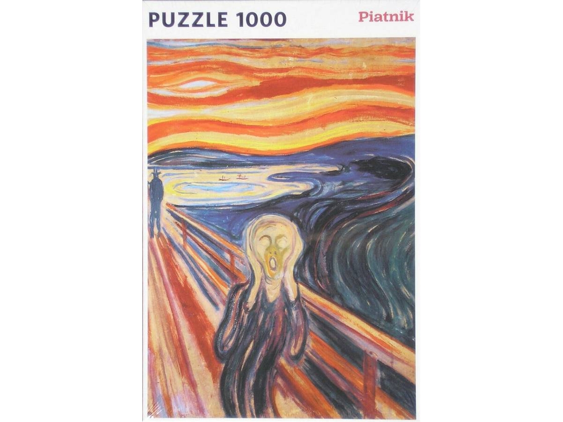 Puzzle PIATNIK Munch: The Scream (Edad Mínima: 8 Años - 1000 Piezas)