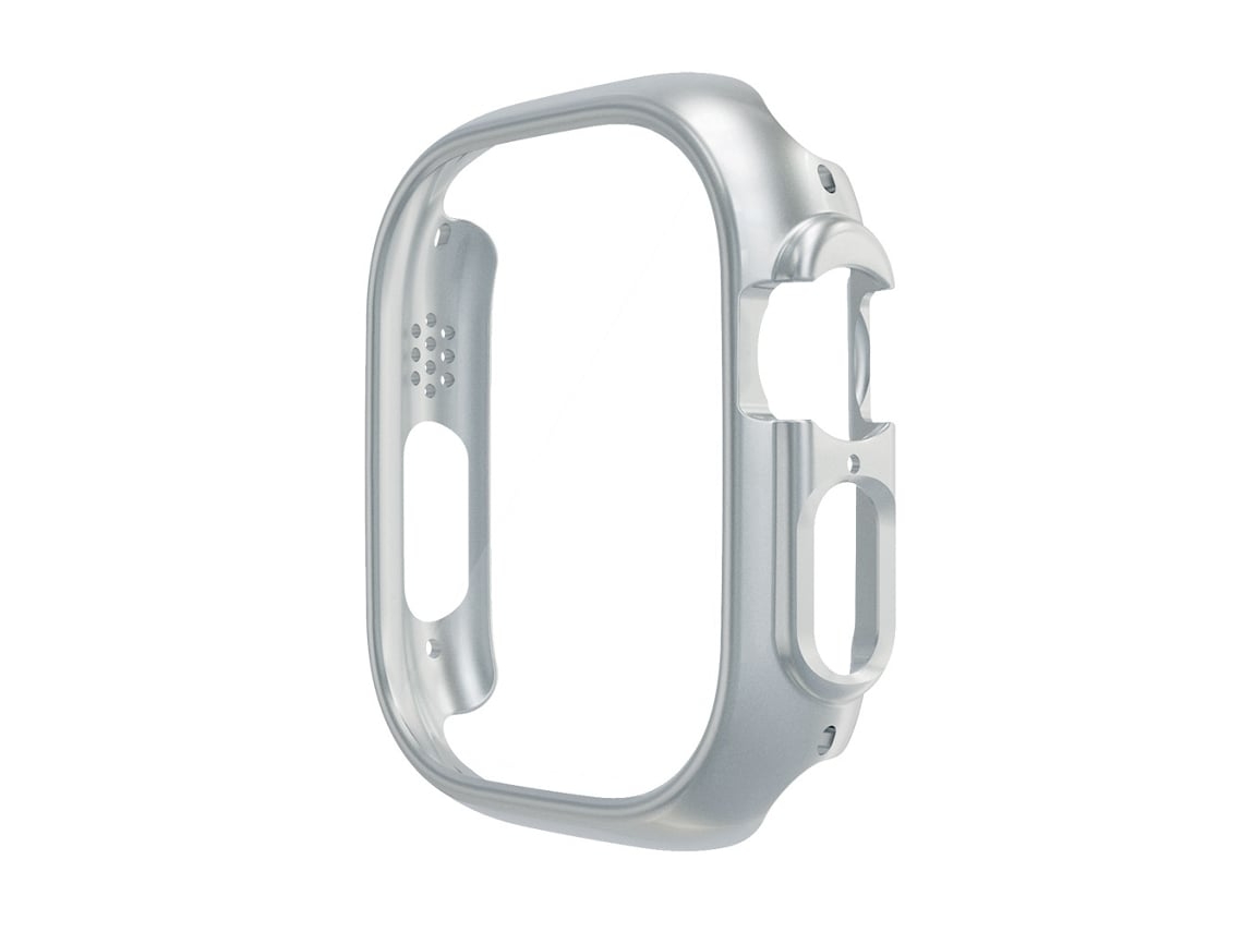 Caja para Apple Watch de 42 mm Chennnls plateada