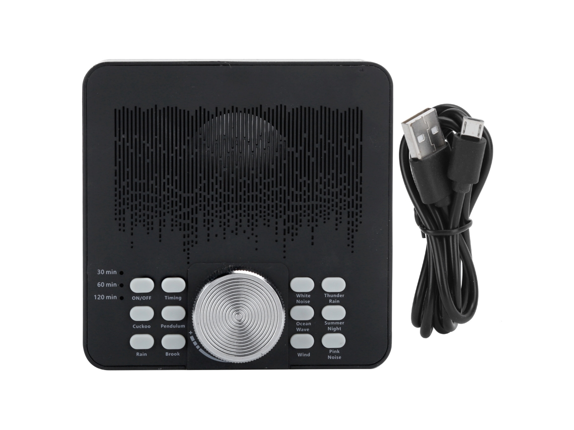 Máquina De Terapia De Sonido Para Dormir Smy-01 Con Perilla Giratoria, Portátil Y Generador De Ruido Blanco