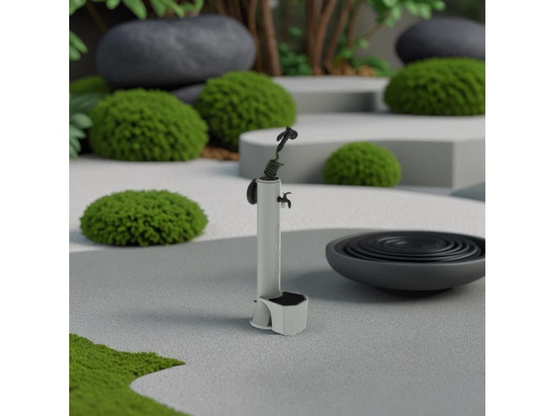 Fuente de Jardín SINED Fontana Tritone Pro Tortora (Marrón - Polietileno HD - 25x33x99 cm)