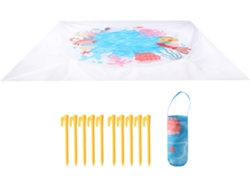 Piscina de playa plegable, piscina de playa con bolsa de almacenamiento, colchoneta de viaje portátil Vayotoy