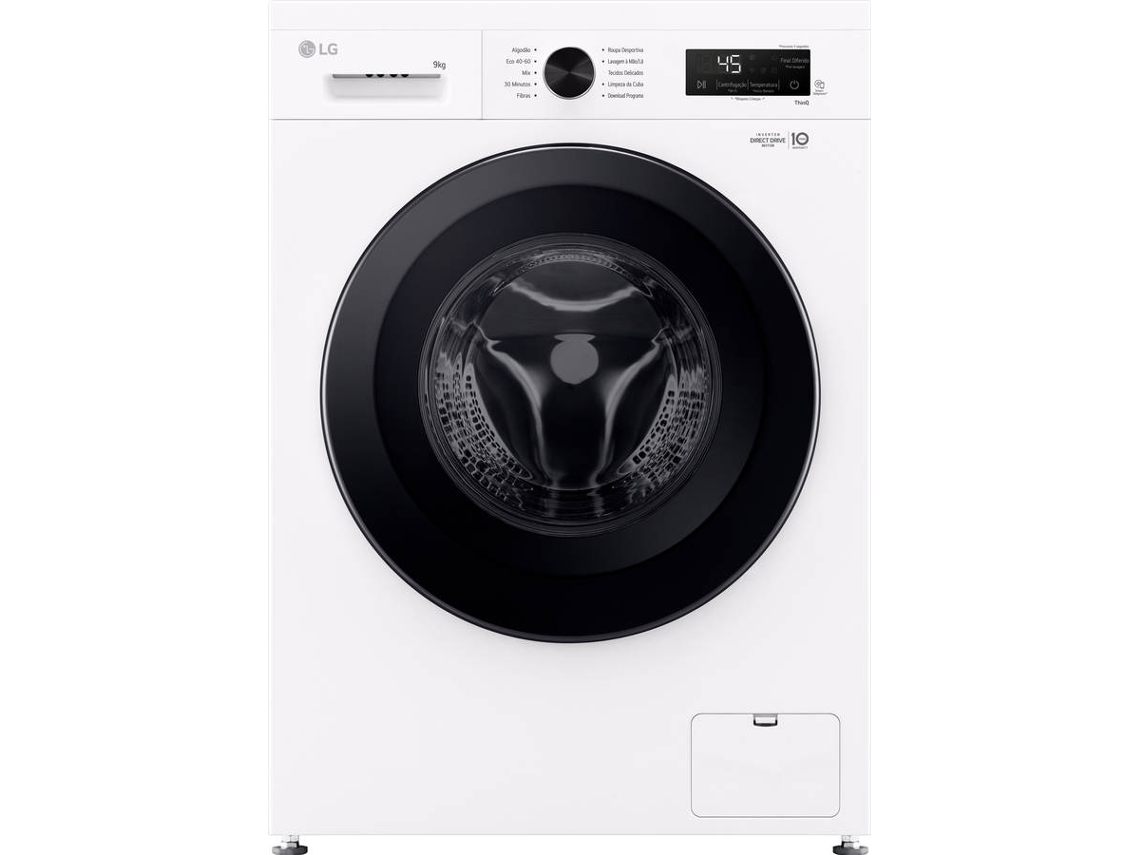 Lavadora LG F4X1009NWK (9 kg - 1400 rpm - Blanco)
