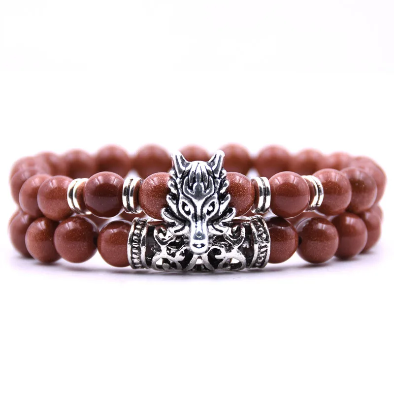 Conjunto de pulseras elásticas con cabeza de dragón MDUG