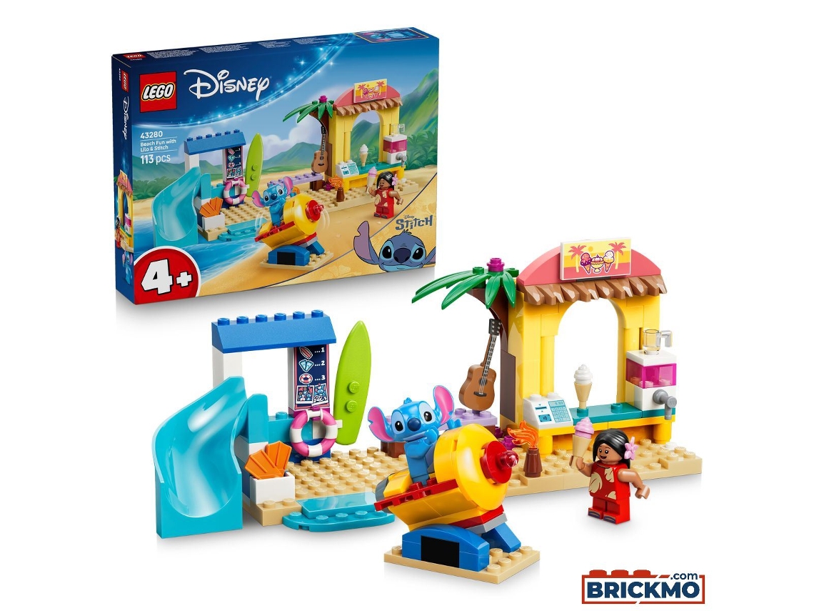Lego Disney Classic 43280 Diversión En La Playa Con Lilo Y Stitch 43280