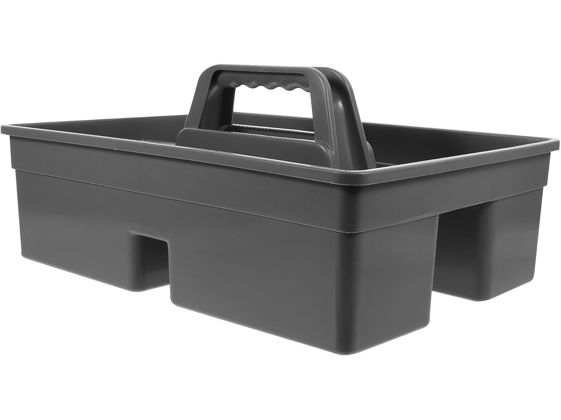 Cesta De Limpieza Portátil De Pp Con Asa, Organizador De Baño, Caja De Almacenamiento Para Ventana