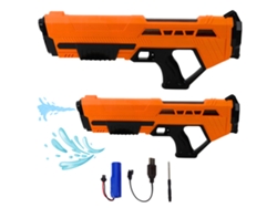 Pistola de agua eléctrica automática naranja B.active